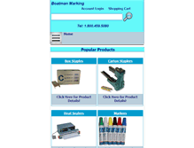 Tablet Screenshot of boatmanmarking.com